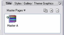 that the Current Page Icon and being edited. moves to indicate which page is currently on view 7. Save your site to a folder you have created to hold your web site on your computer.