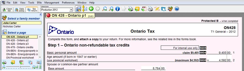 They include the tax return, schedules, and other relevant forms.