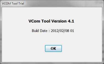 File name will be VCOMTool_Date_time.bak, file location will be {WindowSystemDrive}\Users\{yourUserID}\AppData\Local\Temp.