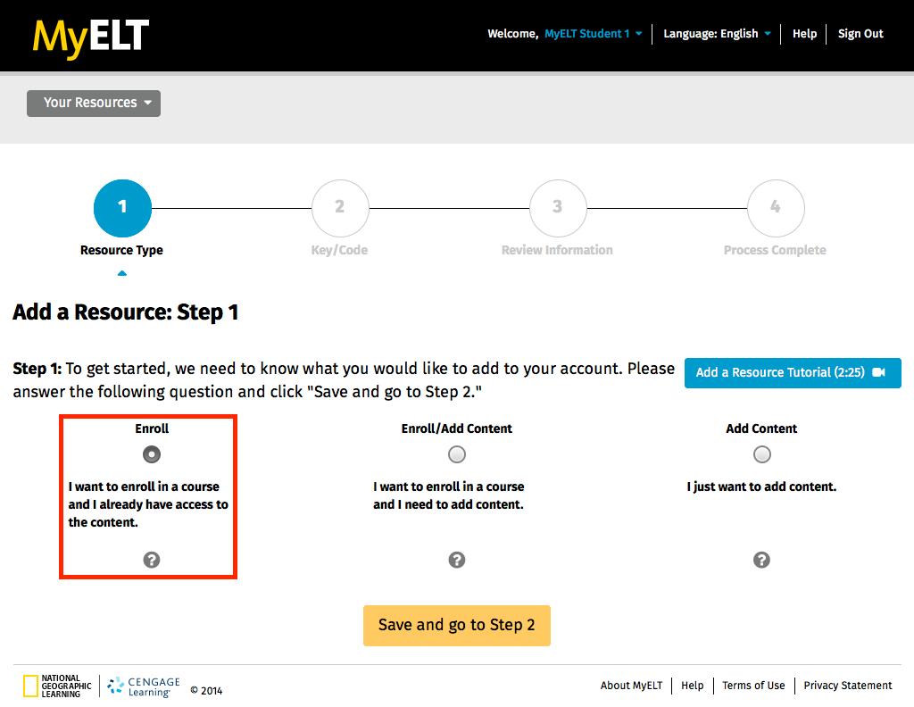 3. Click Enroll and then click Save