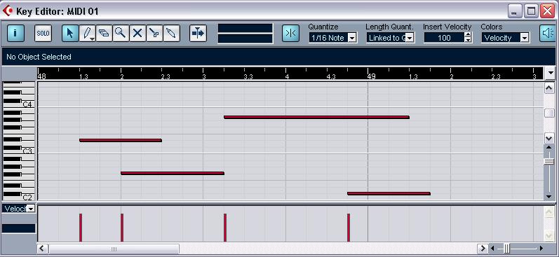 About this chapter This chapter describes the basic operations for editing MIDI in the Key Editor.