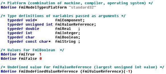 C-Interface Two C-Header Files: Platform dependent definitions (basic