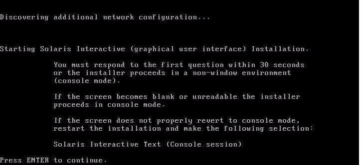 Text Installer From Console Session Type 4 then press Enter. Note The screens that are displayed on your system might vary depending on the type of interface you chose to configure in Step 6.