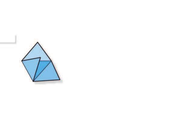 E X P L O R E 1 STEP 1 Make a solid using four equilateral triangles STEP 2 Make a net Copy the full-sized