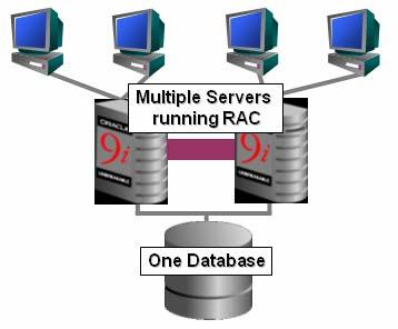 Oracle Real Application Clusters (RAC) Application clustering enables additional functionalities for specific purposes.