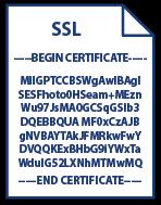 (authenticating) SSL certificates.