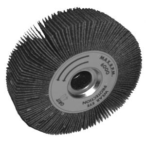 www.abrasiveproducts.net FLAP WHEELS - UNMOUNTED The flap wheels below are listed by Diameter x Width x Arbor. Aluminum oxide. Available arbor hole bushings with list price of $1.