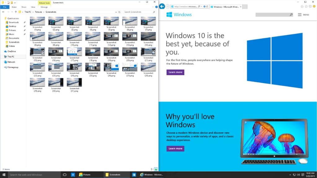 15 Exploring Windows 10 Snap enhancements Windows 10 includes several enhancements to Snap, making it easier to manipulate the layout of open windows on your desktop.
