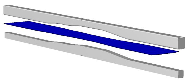 follow 3D trajectories and the flanges are bent step by step