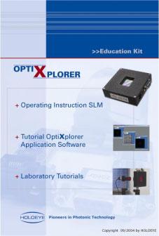 OptiXplorer Tutorial and Manual The provided tutorial describes the effects, the components and the experiments in detail.