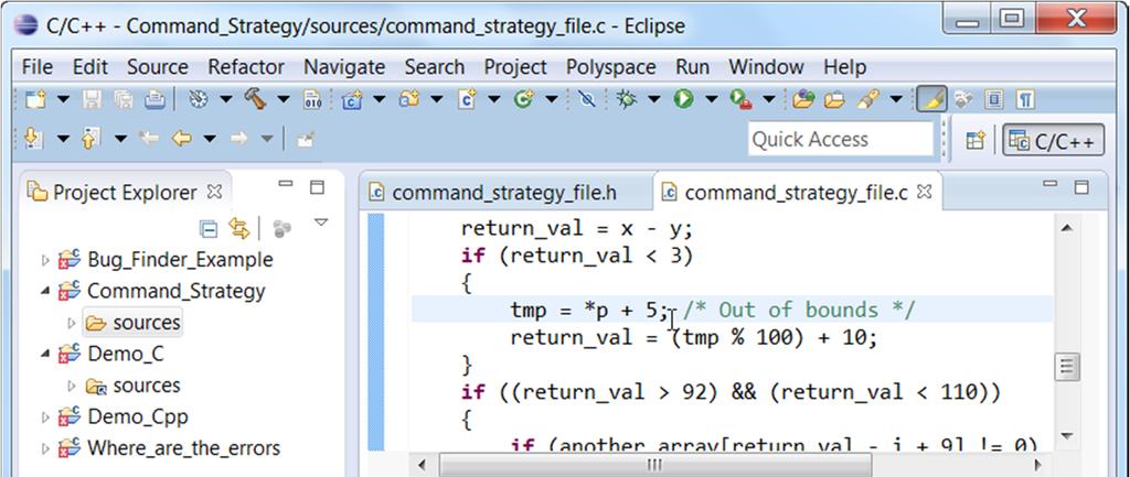 Easy Launching and Review Example: Eclipse