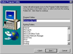 Select Program Folder 11. Click Next to begin copying files. 12.