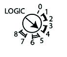 LOGIC 2 Turn the power ON. 3 Set the logic to 4 (IN and IN2) and L2.