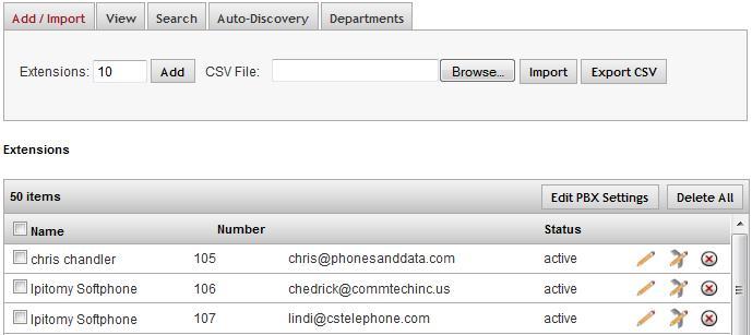 (Diagram 22) Auto Discovery - This network discovery tool identifies phones and other devices connected to the network and allows you to remotely configure networked phones.