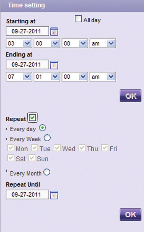 The selected item is shown in cell format in the Schedule Edit Area.