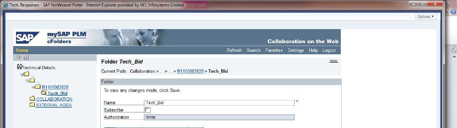 Here in the C-folder a Tech bid is automatically created in your vendor code as