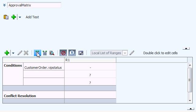 To compact a Decision Table: 1. From Oracle SOA Composer, select a ruleset from the Rulesets navigation tab and select the Decision Table that you want to compact. 2.