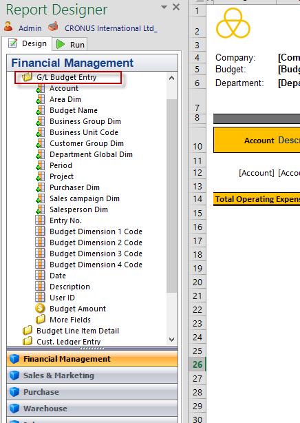How to use the OSR Applications for budgeting OSR Report Designer for creating forms The OneStop Reporting 4.