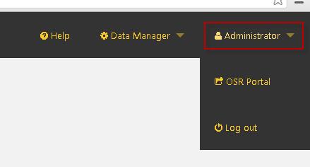 Reset Cache resets your Web Server s browser cache for any instance of the Data Manager if you experience problems with data refresh or navigation in the Data Manager.
