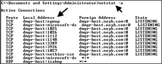 Step 2: Perform Pre-Installation Tasks To see which ports are being used on your system, run the command netstat a from the operating-system command prompt.