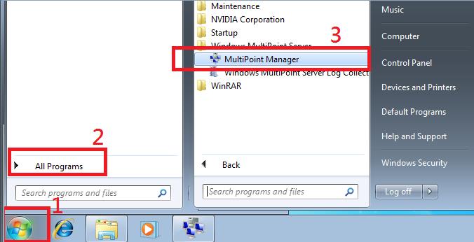 VERIFYING THE MWS9940 CONNECTION MULTIPOINT USB OVER LAN WORKSTATION MWS9940 Step 1 Please follow up the