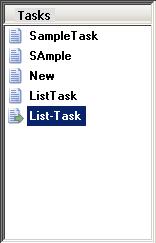 the task details when you select / highlight a task.