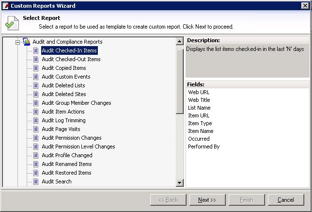 CHAPTER-5-Custom Reports New Custom Report Click new button in Custom Reports Manager or press ALT+N to open the Custom Reports Wizard.