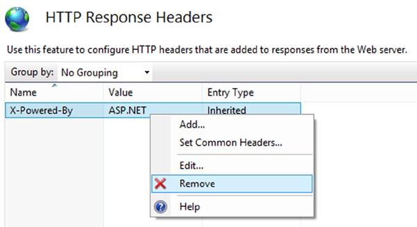 Chapter 10 Securing an ASP.NET Web API Service Figure 10-4. Removing the X-Powered-By Header Alternatively, you can axe this particular header through a web.config file under the <system.
