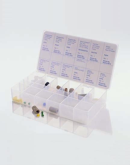 ULTRA-WARE Fittings Kit, Standard Version This kit contains all of the tube fittings, adapters and solvent inlet filters required to plumb any ULTRA-WARE cap to virtually all HPLC pumps.