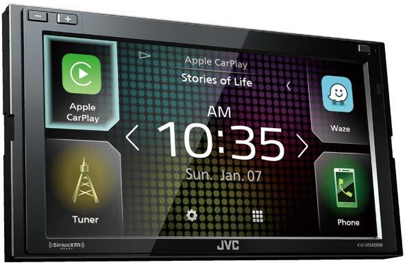 Digital Media Receiver featuring Clear Resistive Touch Monitor / Apple CarPlay /  Wireless Android Auto