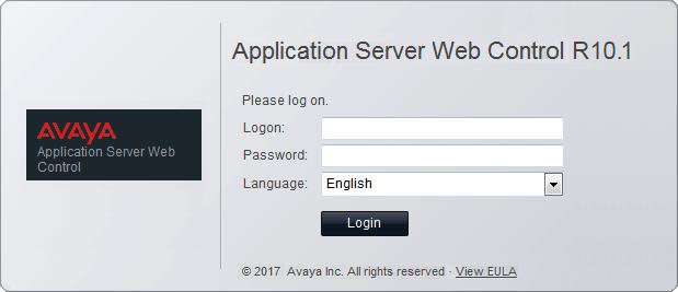 Server Maintenance: Logging In 6.2 Logging Into Web Control Directly Use the following method to login directly to the server's web control menus rather than via the server Web Manager menus.