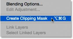 Clicking the Layers panel menu icon.