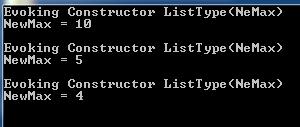 Code The Constructor #1 Dynamic ListType (long NewMax = 10) template <class InfoType> ListType <InfoType> ::