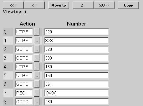 Dial Action Tables Key Actions and Key Numbers To customize a Dial Action Table: 1) Select Dial Action Tables from the Customize section of the main menu: 2) If