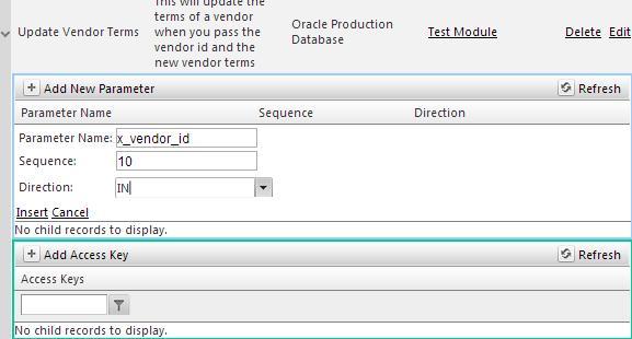 Enter in the parameter name as it is defined in you stored procedure definitions in your target database.