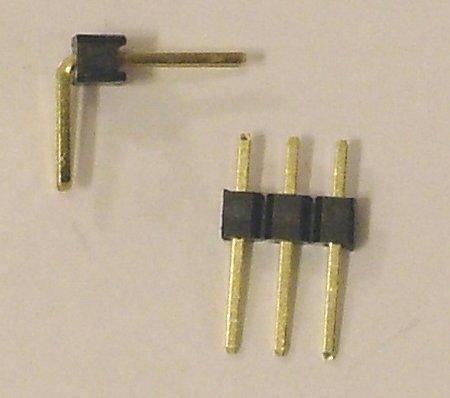 2) Three pin connector PCBs Temperature sensor PCB Resistor PCB