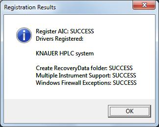 As the AIC name, the name of your computer is inserted. This registration is required to allow the computer to control devices.
