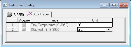 107 Creating an Instrument Control Method Table functions Autosampler Instrument Setup FILL DOWN: to fill the table with the same settings as in the selected line. INSERT LINE: to add a new line.