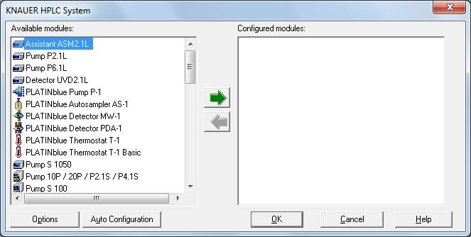 164 KNAUER Instrument Control Method Options Generic Drivers Generally spoken, any device that supports RS-232 ASCII communication can be controlled with OpenLAB software.