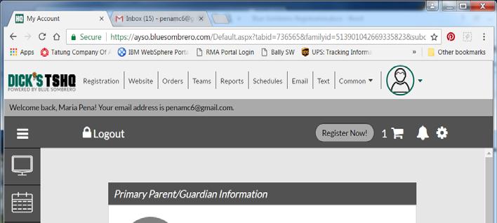 2 nd section: Primary Parent/Guardian Information Gender: Primary