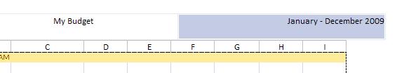 You are taken to the header area for your spreadsheet where you will see a box with your insertion point in it. 2 Click to the left of the box. A new box displays on the left third of the header.