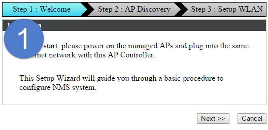 If any of your Managed APs are not found during Step 2 AP Discovery, reset the