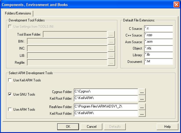 3. Creating new Project File by clicking Project New Project then setting the position of