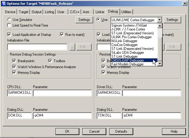 Debugging with CMSIS-DAP Setup in Keil µvision (2) 1 Setup