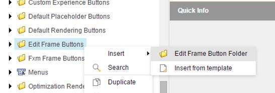 The buttons on that Edit Frame s floating toolbar can then be configured to display a content editing window that allow authors to edit that group of fields.