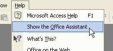 To hide the Microsoft Office Assistant Right click on the Office Assistant and from the menu displayed, click on the