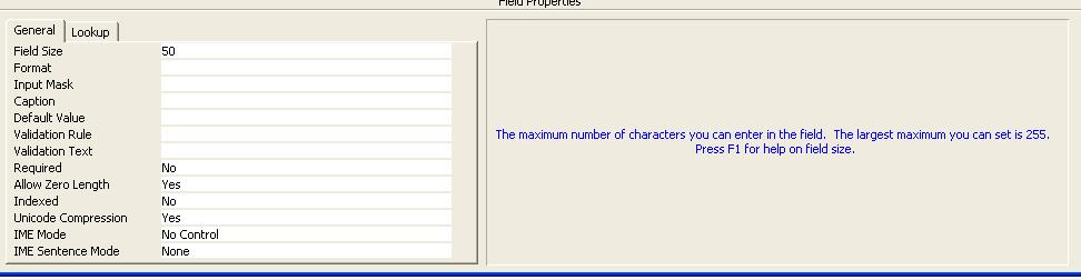 Enter the maximum size that you wish to set for this field. The size being the maximum number of characters which can be entered into this field.