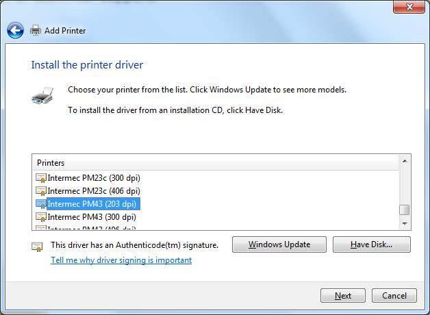 Select a location you want to install the drivers in and click Next. Click Install. NOTE: When prompted to install printer drivers in the Seagull Driver Wizard click Cancel. d. After installation is complete, you should now ADD the printer.