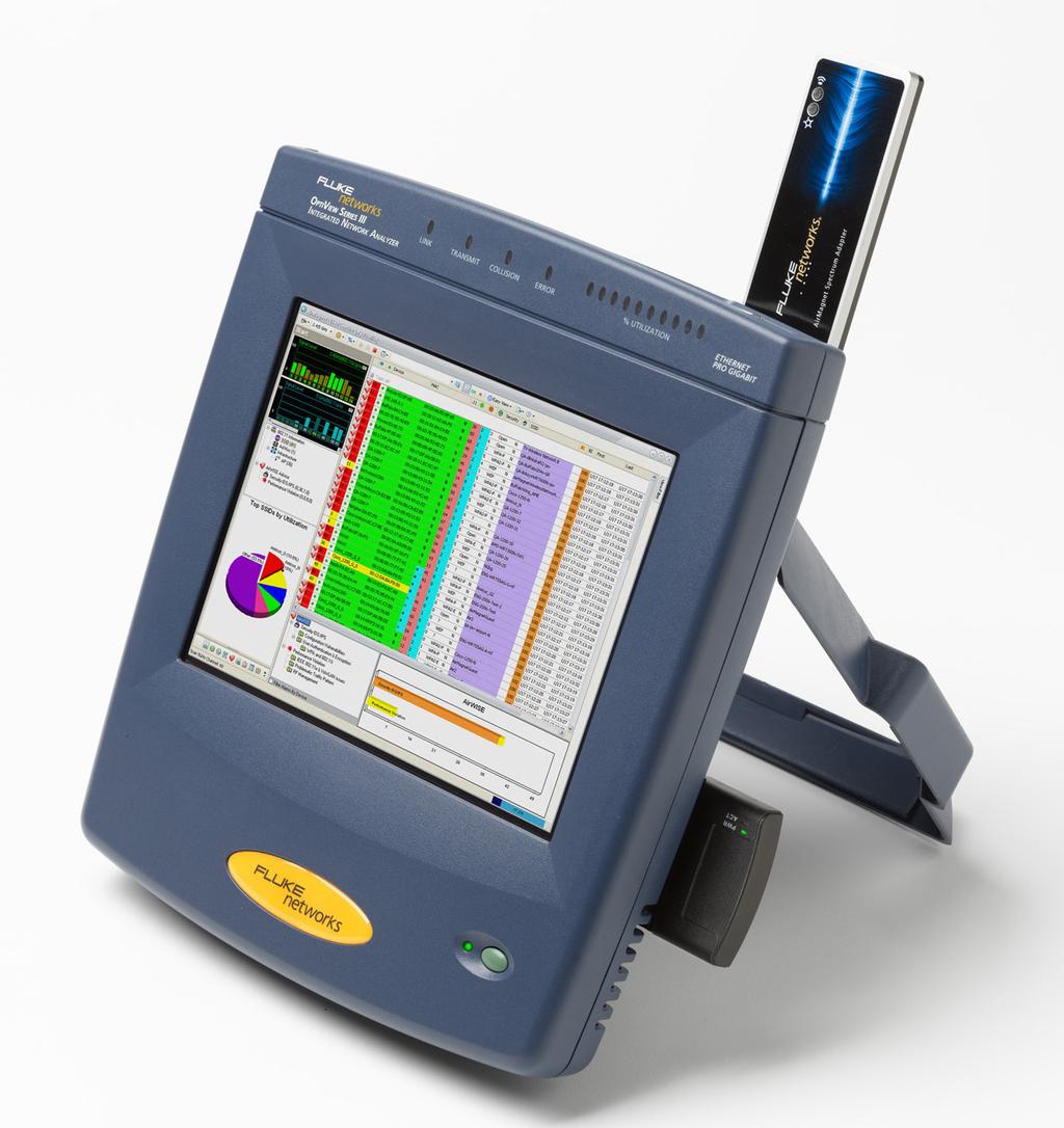 OptiView Series III Network Analyzer Wireless Suite Ensure Security, Performance and Compliance of Your Wireless LAN Part of the OptiView Management Suite (OMS) OMS provides the breadth of visibility
