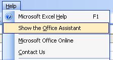 If the assistant has been hidden you can reactivate it, select Show The Office Assistant command from